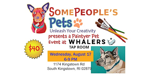 Paintyer Pet Night at Whalers Tap Room