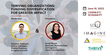 Thriving Organizations: Funding Diversification for Greater Impact tickets