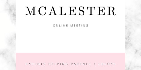 Parents Helping Parents Meeting-McAlester Chapter