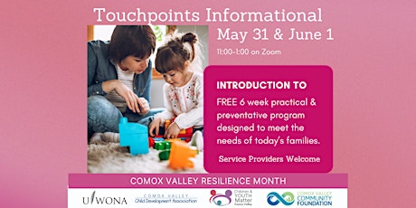 Touchpoints Informational for Service Providers tickets