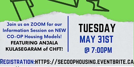 Information Session to Learn More About CO-OP Housing in SOUTH ETOBICOKE! tickets