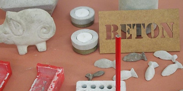 Beton-Workshop Teil 2 Betonieren, auch Betonschmuck möglich