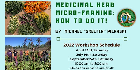 Medicinal Herb Micro-Farming Workshop - Chimacum, WA primary image