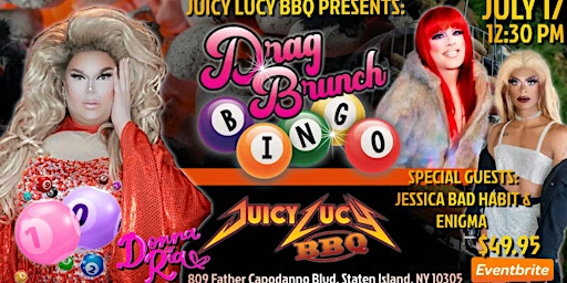 Drag Brunch Bingo at Juicy Lucy BBQ