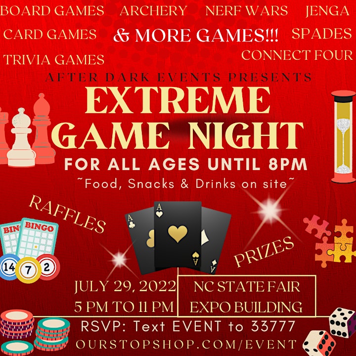 Extreme Game Night by After Dark Events image