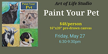Paint Night: Paint Your Pet tickets
