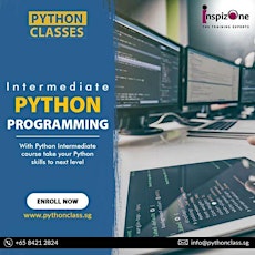 Intermediate Python Programming Course Singapore - Python Classes tickets