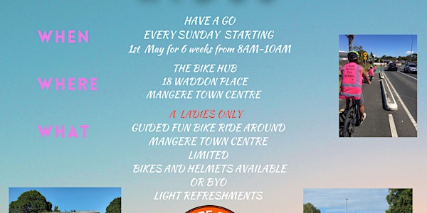 Wāhine Sunday Bike Rides -   Mangere  Bike Hub , Māngere Town Centre