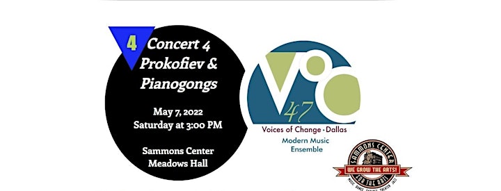 Voices of Change - Season 47 - Concert 4 - Prokofiev & Pianogongs image