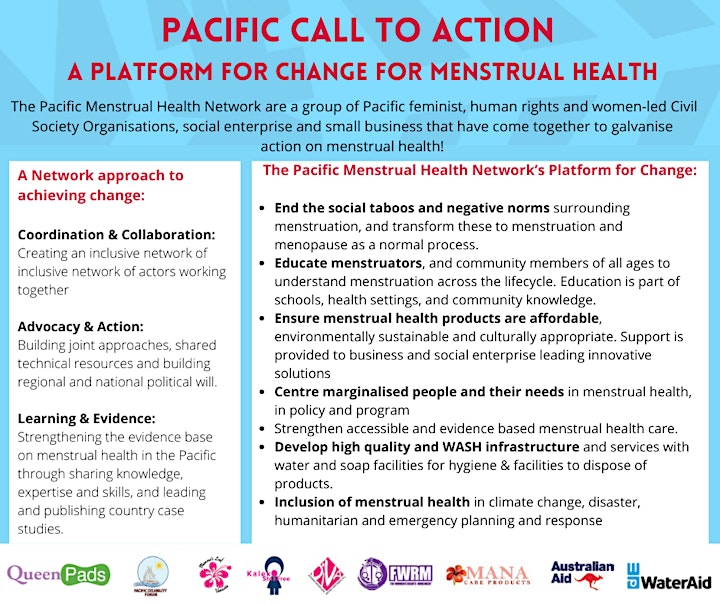 Pacific Voices Celebrating Menstrual Health Day image