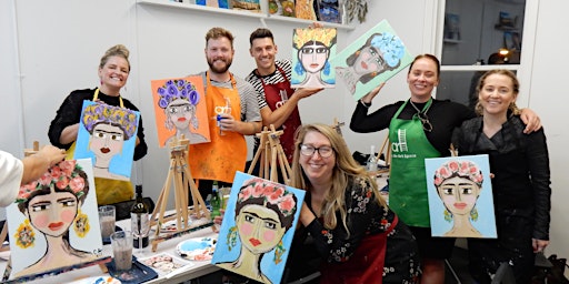 Imagem principal do evento Paint and Sip in Melbourne: Frida Style