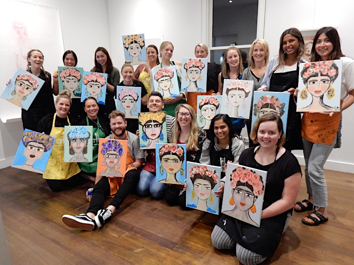 Paint and Sip Workshop : Frida Style image