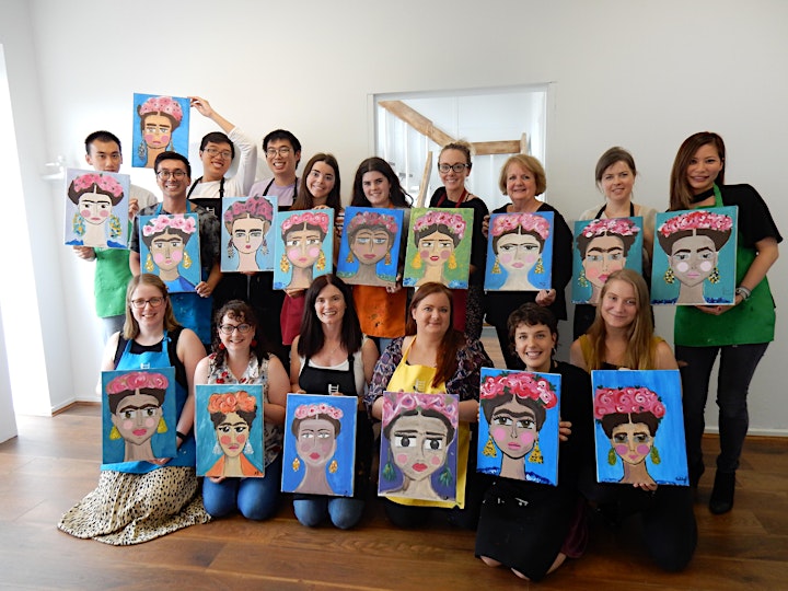 Paint and Sip Workshop : Frida Style image