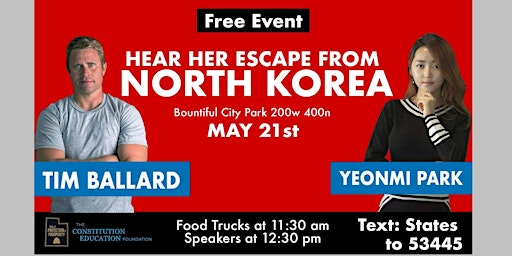 An Afternoon with Tim Ballard and Yeonmi Park