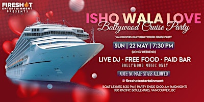 Ishq Wala Love (Bollywood Cruise Party)