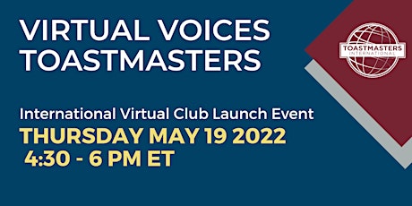 International  Virtual Voices Club Launch Event tickets