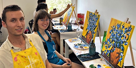 Paint and Sip Class: Vase with Irises by Van Gogh tickets