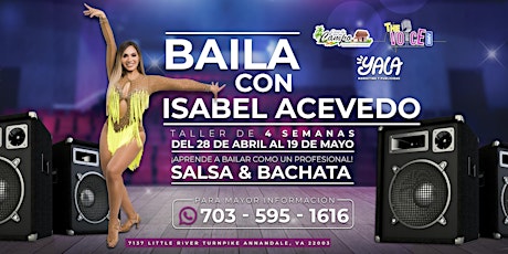 DANCE LESSONS SALSA & BACHATA ISABEL ACEVEDO tickets