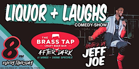Laughs & Liquor Brass Tap After Dark Comedy Show tickets