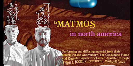 Imagen principal de Matmos, Jeff Carey, & Tongue Depressor