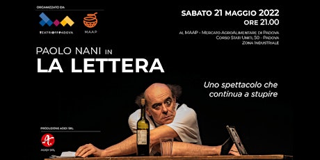 La Lettera - Paolo Nani biglietti