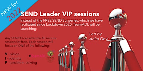 SEND Leader VIP sessions (Problem Solving) tickets