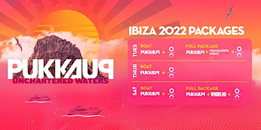 Pukka Up Saturday Ibiza Boat Party -  2022