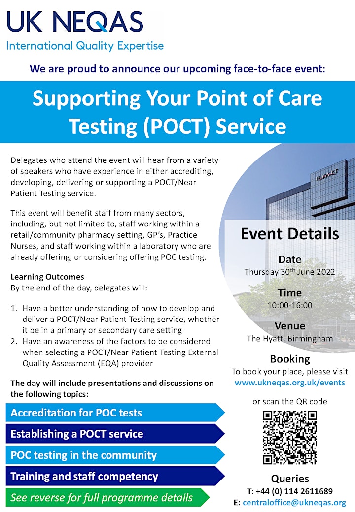 Supporting Your Point of Care Testing (POCT) Service image