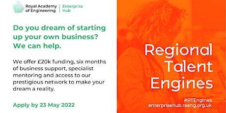 Support and Funding for Engineering Entrepreneurs in Northern Regions, UK primary image