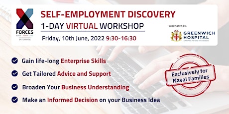 Naval Families: Self Employment Discovery Virtual Workshop tickets
