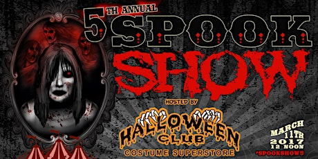 5th Annual Spook Show: Halloween Festival by Halloween Club primary image