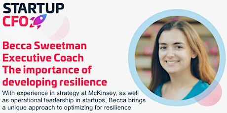 Becca Sweetman - the importance of developing resilience