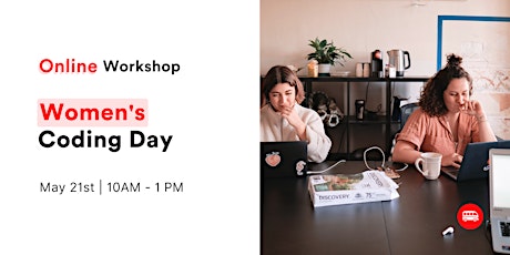 [Online] Women's Coding Day | Learn to build a landing page tickets