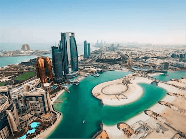 Abu Dhabi- The capital city of United Arab Emirates.