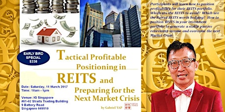TACTICAL PROFITABLE POSITIONING IN REITS & PREPARING FOR THE NEXT MARKET CRISIS primary image
