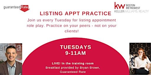 Listing Appointment Practice LIVE!