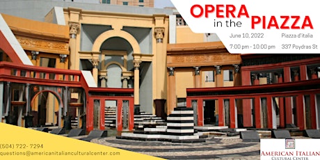 Opera in the Piazza 2022 tickets