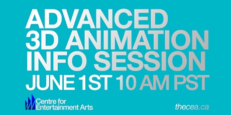 CEA Advanced 3D Animation & 3D Modelling Info Session primary image
