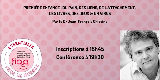 Conférence de Jean-François Chicoine