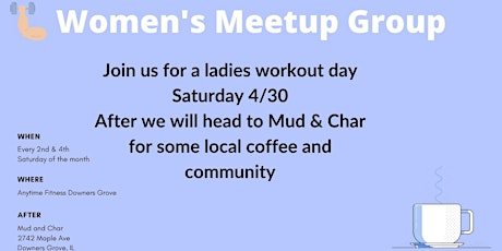 Women's Meetup Group- Anytime Fitness Downers Grove tickets