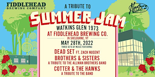 Summer Jam: A Watkins Glen Tribute - Sat. 5/28 at Fiddlehead Brewing!