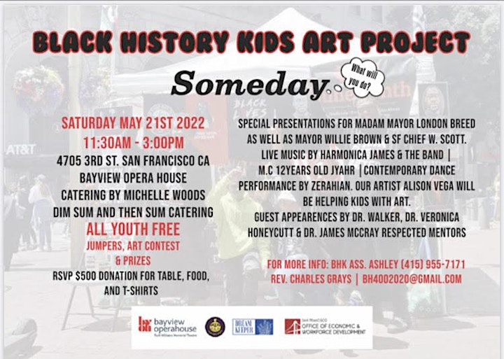 Black History Kids 2022: Someday...What Will You Do? image