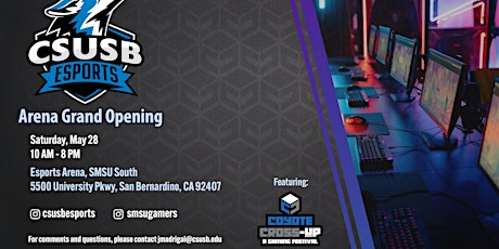 CSUSB Esports Arena Opening & Coyote Cross Up tickets