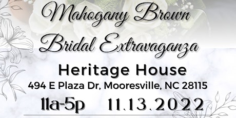 Mahogany Brown Bridal Extravaganza tickets