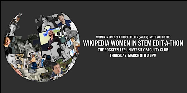 Women in STEM Wikipedia Edit-a-thon