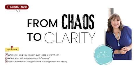 From Chaos to Clarity - The ABCs of Reclaiming Your Power tickets