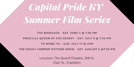 Capital Pride KY Summer Film Series - The Bird Cage tickets