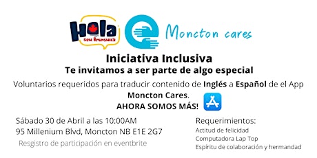 Imagen principal de Moncton Cares en Español