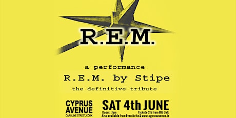 REM tribute - performed by STIPE tickets