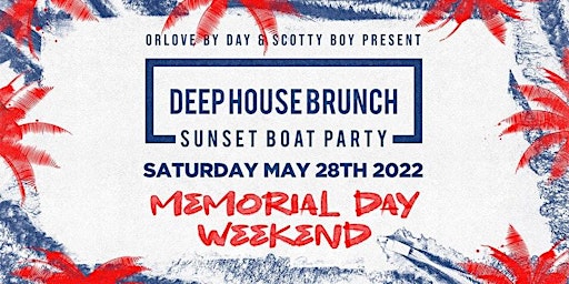 Primaire afbeelding van Deep House Brunch Sunset Boat Party